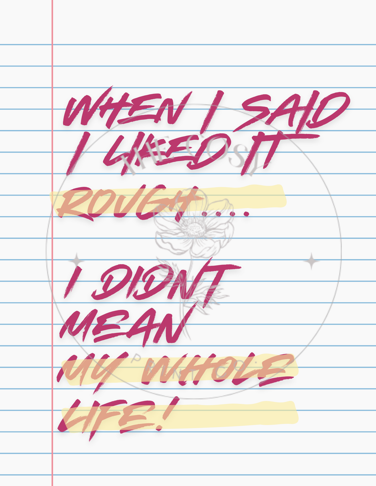 like-it-rough-print
