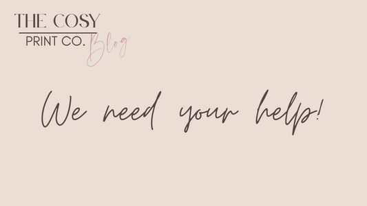 We need your help!