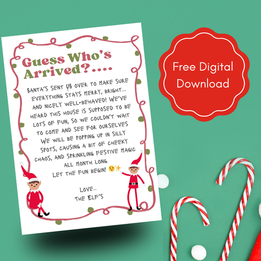 Free Digital Download - First-Time Elf (Multiple Elves)