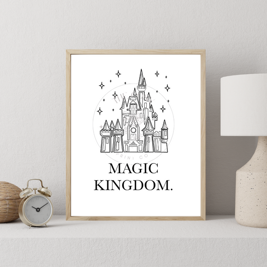 cinderella-castle-b-w-print